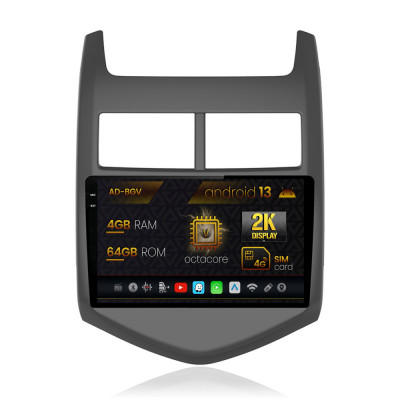 Navigatie Chevrolet Aveo 2 (2010-2015), Android 13, V-Octacore 4GB RAM + 64GB ROM, 9.5 Inch - AD-BGV9004+AD-BGRKIT239 foto