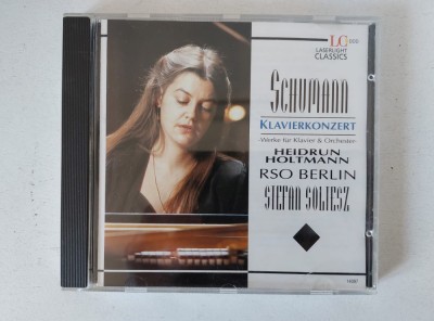 #CD: Schumann &amp;ndash; Klavierkonzert -Werke F&amp;uuml;r Klavier &amp;amp; Orchester- Heidrun Holtmann, foto