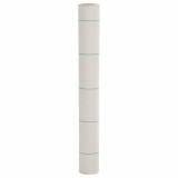 VidaXL Membrană antiburuieni, alb, 1x10 m, PP