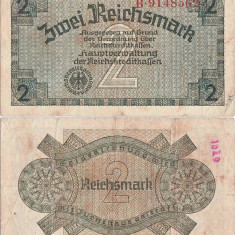 1940, 2 reichsmark (P-R137a) - Germania!