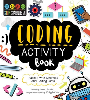 Stem Starters for Kids Coding Activity Book: Packed with Activities and Coding Facts! foto
