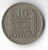 Moneda 10 francs 1948 - Franta