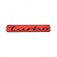 Abtibild &quot;TURBO&quot; culoare Rosu Cod: DZ-076 Automotive TrustedCars