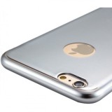 Husa iPhone 7 Plus Argintie MyStyle TPU Silicon Protectie Slim