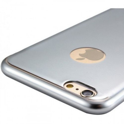 Husa pentru Apple iPhone 7+ TPU placata Argintiu foto