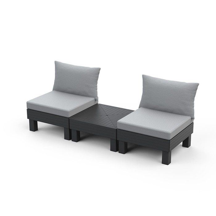 Set mobilier de grădină pentru balcon Elements, grafit