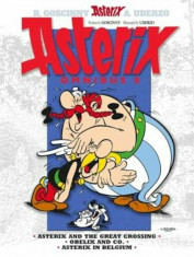 Asterix Omnibus 8: Asterix and the Great Crossing/Obelix and Co./Asterix in Belgium, Hardcover foto