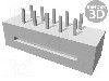 Conector IDC, 10 pini, pas pini 2.54mm, HARTING - 09181109622