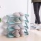 Organizator pentru pantofi, tip raft, in forma de Z, cu 4 rafturi, albastru