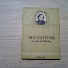 POVESTIRI DIN PETERSBURG - Editia I - Nicolai Vasilievici GOGOL -1952, 228 p.
