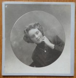 Foto pe carton gros, Sibiu, Hermannstadt, Doamna, secol 19
