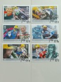 Isle of Man 2001 - motoGP in memoriam Joey Dunlop, serie stampilata