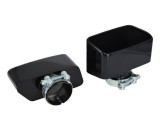 Ornamente Toba Negre BMW F10 F11 F12 F13 - Set Premium Compatibil, 18cm, Prindere Coliere, 7cm Intrare