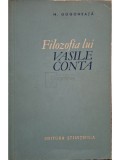 N. Gogoneata - Filozofia lui Vasile Conta (Editia: 1962)