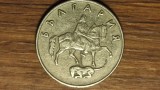Bulgaria - moneda colectie an unic - 50 Stotinki 1999 - calaretul din Madara - proaspat iesita din circulatie