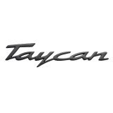 Emblema Taycan spate portbagaj Porsche,Negru lucios