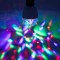 Bec LED Party, RGB, E27, Multicolor, Rotire Automată, 3W