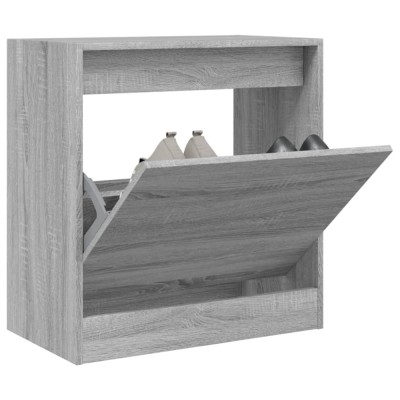 vidaXL Pantofar, gri sonoma, 60x34x63,5 cm, lemn prelucrat foto