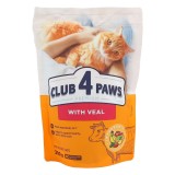 Hrana uscata pentru pisici, Club 4 Paws Premium, adult, carne de vita, 300 g