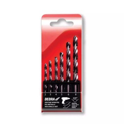 Set de 6 burghii pentru metal;hss;otel 4341;135&amp;Acirc;&amp;deg;; 2*49,3*61,4*75,5*86,6*93,8*117mm foto