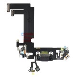 Mufa Incarcare iPhone 12 Mini Neagra, Banda Flex Dock Conector Charging Port, Compatibil Apple, Bulk