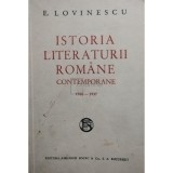 E. Lovinescu - Istoria literaturii romane contemporane 1900 - 1937 (Editia: 1937)