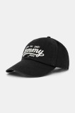 Tommy Jeans șapcă de baseball din bumbac culoarea negru, AM0AM13550