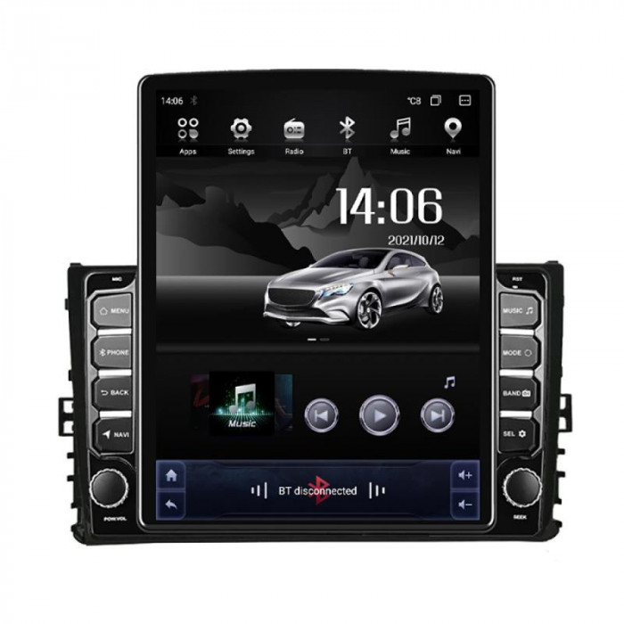 Navigatie dedicata Toyota Corolla 2017-2018 G-AURIS-2017 ecran tip TESLA 9.7&quot; cu Android Radio Bluetooth Internet GPS WIFI 4+32 CarStore Technology