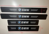 Set 4 Ornamente Praguri Auto BMW, Autocolante Negre, 60cm/40cm