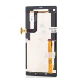 Display LCD HTC Windows Phone 8X, Touchscreen, Negru