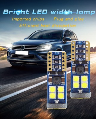 Set 2X Becuri Led T10, 12 LED SMD, W5W, Canbus, 12V, Pentru Pozitie, Plafoniere, Portbagaj, Lumina Alb 6000K foto