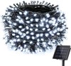 Instalatie luminoasa solara de craciun,10m cu 100 leduri Alb Rece, Oem