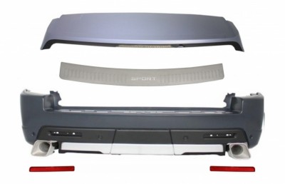 Bara Spate cu Protectie Portbagaj Aluminiu si Eleron Luneta Range Rover Sport L320 (2005-2009) Autobiography Design Performance AutoTuning foto