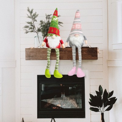 Crăciun cu picioare de spiriduș scandinav - 2 tipuri - 50 cm foto