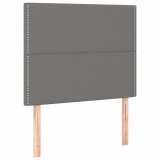 Cumpara ieftin Tablie de pat gri inchis 100x5x118/128 cm, material textil