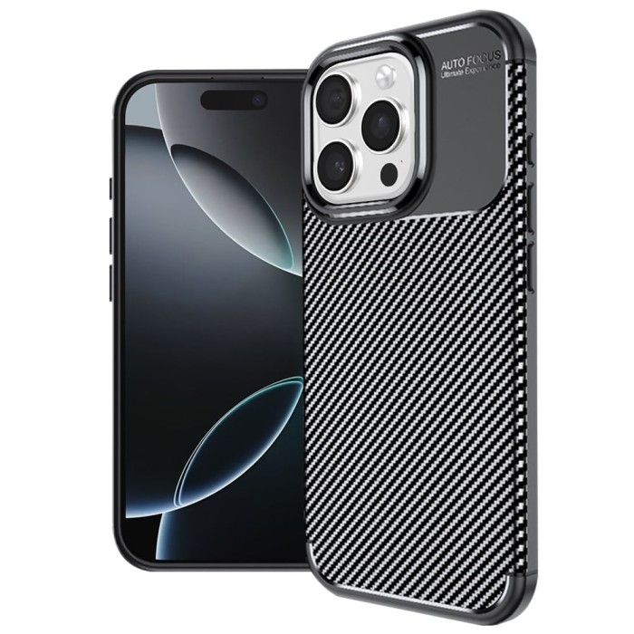 Husa Iphone 16 Pro Techsuit carbonfiber