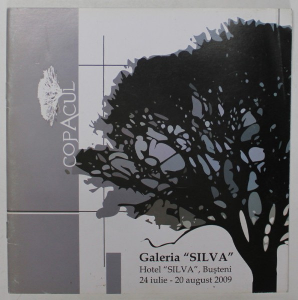 COPACUL, CATALOG DE EXPOZITIE , GALERIA &#039;&#039; SILVA &#039;&#039; , BUSTENI , 2009