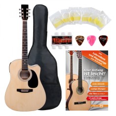 Classic Cantabile WS-10NAT-CE Set chitara electro-acustica acordor integrat