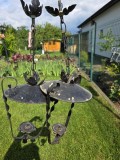 Set 2 lustre vechi din fier forjat. Pereche Lustre / Felinare vechi.