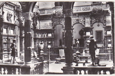 bnk cp Sinaia - Muzeul Peles - Holul de onoare - circulata foto