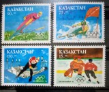 Kazahstan 1994 Sport Jocurile Olimpice de iarnă Lillehammer serie 4v neștampilat