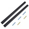Autocolant pentru perete design tablă, 0,6 x 2 m, 2 buc + cretă, vidaXL