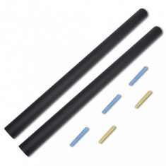 Autocolant de perete tip tabla, 0,6 x 2 m, 2 role, cu creta GartenMobel Dekor foto