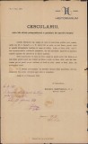 HST 93S Circulara mitropolit Ioan Metianu 1884 indemn la scris cu litere latine