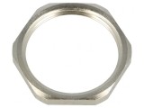 Piuliță M40 Alamă Nichel 46mm Filet Metric Pas 1.5