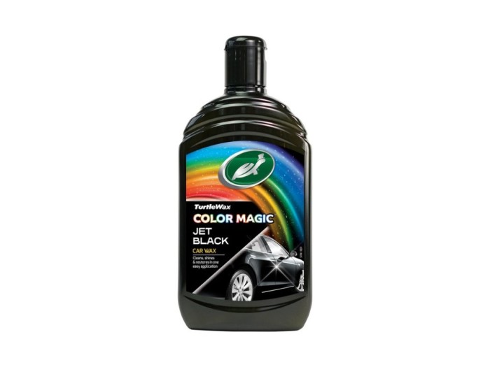 Solutie polish auto Turtle Wax Color Magic Jet Black (negru) 500ml