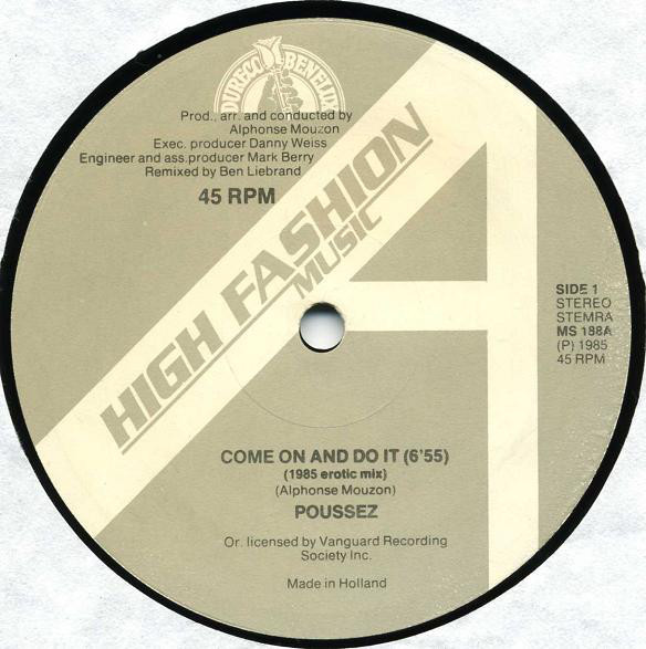 Poussez! - Come On And Do It (Ben Liebrand &amp; Disconet Mix) (Vinyl)