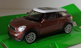 Macheta Mini Cooper S Paceman 2013 maro - Welly 1/36, 1:32