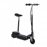 HOMCOM Trotineta Electrica cu Sa pentru Copii Pliabila 120W, Negru | Aosom Romania