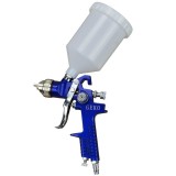 Pistol Vopsit Profesional HVLP Geko Duza 1.4mm Rezervor 600ml Alimentare Gravitationala Corp Aluminiu Reglaj Jet